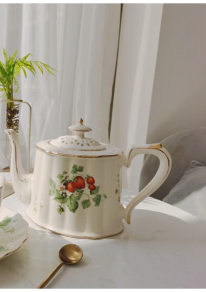 1 Adet Fransız Çay Kupası ve Tabaklar Set Porselen Çay Potu Teacup Coaster Kahve Kupa Seti Ev Teaware Setleri Cofca Takımları | Teacups (Yurt Dışından)