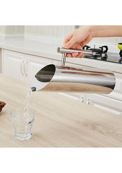 Buz Guard ile Paslanmaz Çelik Su Sürahisi Çay Potu Kettle Sürahi Soğuk Içecekler Suyu Pot Ktv Bar Aksesuarları | Çaydanlıklar (Yurt Dışından) modelleri