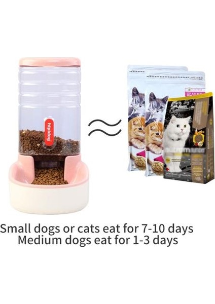 3.8l Pet Otomatik Besleyici Kedi Aksesuarları Için Köpek Kase Besleme Malzemeleri Büyük Kapasiteli Dağıtıcı | Kedi Besleme ve Amp;sarf Malzemeleri (Gri) (Yurt Dışından) modelleri