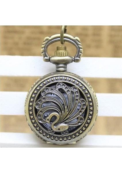 Mini Boyutu Steampunk Ağır Meta Bir Tavuskuşu Cebi Olarak Gururlu Kolye Kolye, Parti Hediyesi | Cep ve Amp;fob Saatler (Yurt Dışından)