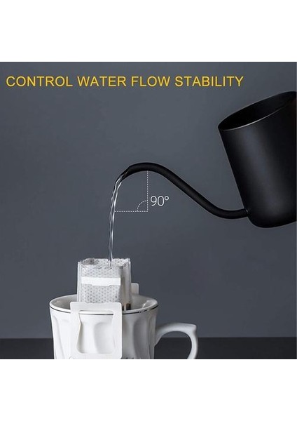 Su Isıtıcısı Boynu Gooseneck Spout Kahve Çaydanlık Asılı Kulak El Künt Uzun Dar Damla Kupası Kahve Makinesi Carafe | Kahve Tencereler (Yurt Dışından)
