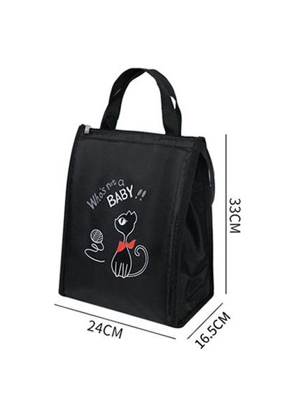 2 Adet Siyah Soğutucu Öğle Yemeği Kutusu Çantası Büyük Kalın Yalıtımlı Termal Snacks Gıda Bento Konteyner Taşıyıcı Soğutucu Çorba Kutusu Paketi Depolama (Yurt Dışından) fiyatları