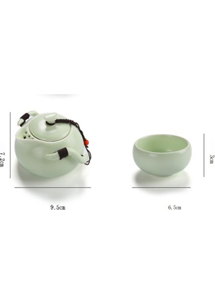 Seyahat Çantası Ding Fırın Çay Setleri Taşınabilir Seyahat Çay Seti Hızlı Kupası Çay Potu Kettle Gaiwan Kung Fu Çay Setleri | Çaydanlıklar (Yurt Dışından)