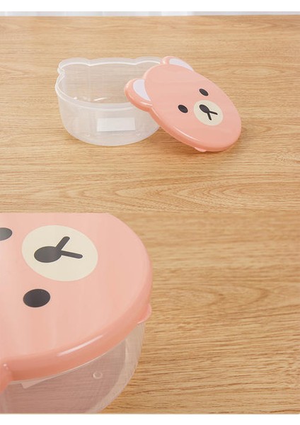 4 Adet / Takım Çocuk Plastik Karikatür Sevimli Bento Kutusu Japon Açık Yemek Saklama Kabı Çocuk Öğrenci Mikrodalga Öğle Yemeği Kutusu Gereçleri | Öğle Yemeği Kutuları (Pembe) (Yurt Dışından)