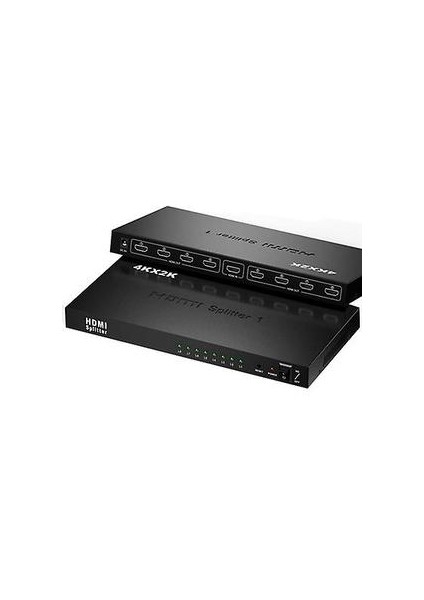 HDMI Splitter 1 Giriş 8 Çıkış, Destek 4k*2k 1080P, Toplantı, Tiyatro, Ofis Için (Yurt Dışından)
