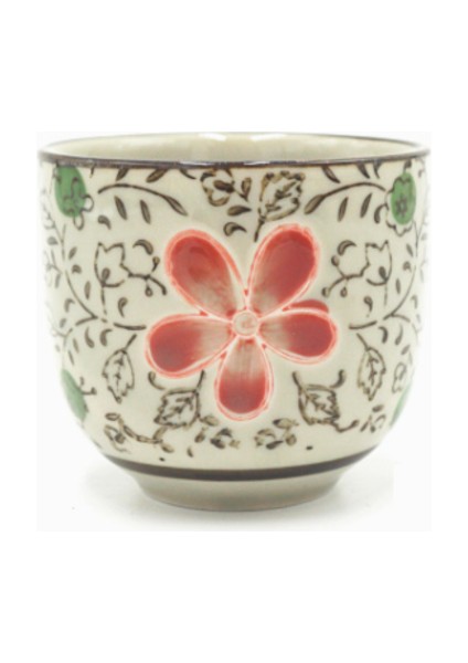 Geleneksel Çin Tarzı Handpainted Seramik Çay Fincanı Çin Porselen Kahve Çay Bardağı H315 | Çay Fincanı (Yeşil) (Yurt Dışından)