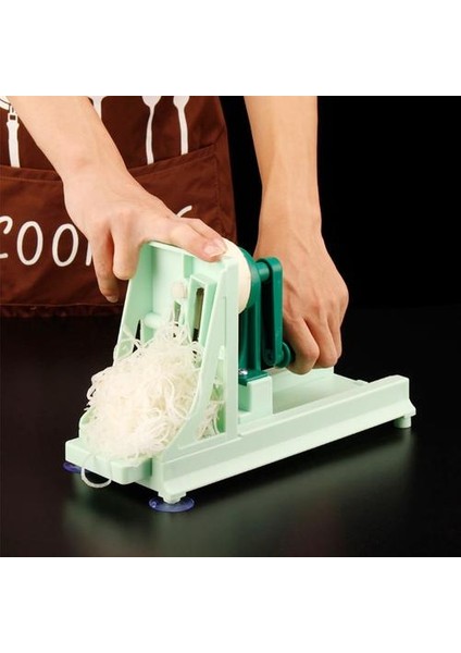 Çok Fonksiyonlu Sebze Kesici Mutfak Manuel Meyve Spiral Dilimleyici Gıda Kıyıcı Rende Salatalık Peeling Bıçak Kesme Makinası | Manuel Diller (Yurt Dışından) fırsatları