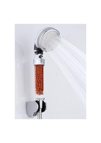 Duş Başlığı Tutucu Yüksek Basınçlı Su Tasarrufu Akış Delikleri Kromlu Yağışlı Anyon Filtresi Sprey Meme Banyo Aksesuarları | Duş Başlıkları (Yurt Dışından)