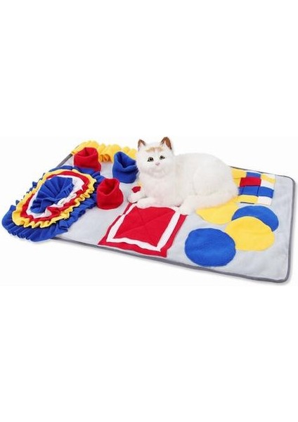 Köpek Besleme Mat Pet Köpek Snuffle Mat Kedi Pet Snuffle Yavaş Besleme Oyuncak Snuffling Burun Çalışma Mat Iq Eğitim Interaktif Bulmaca | Köpek Oyuncakları (Yurt Dışından)