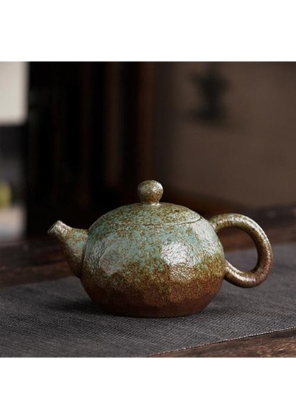 Stil Retro Yan Kolu Çaydanlık Stoneware Kung Fu Çay Seti Ev Basit Çay Yapımı Xi Shi Pot Zen Seramik Tek Pot | Çaydanlıklar (Yurt Dışından)