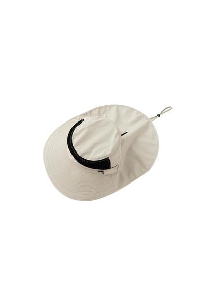 Yetişkin Erkekler ve Kadınlar Dış Mekan Big Brim Şaw Hat Sunhat (Bej) (Yurt Dışından)