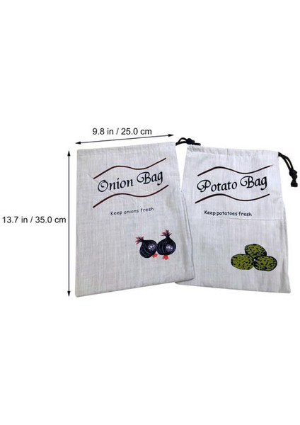 2 Adet Mutfak Sebze Saklama Torbaları Soğan Patates Depolama Ipli Çanta Mutfak Sarımsak Zencefil Meyve Sebze Çantalar | Çanta ve Amp;sepet (Yurt Dışından) fiyatları