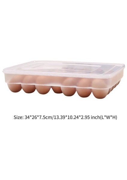 34 Gridegg Saklama Kutusu Yumurta Tepsi Kapları Mutfak Buzdolabı Yumurta Plastik Dağıtıcı Hava Geçirmez Taze Koruma Yumurta Tepsisi | Çanta ve Amp;sepet (Yurt Dışından)