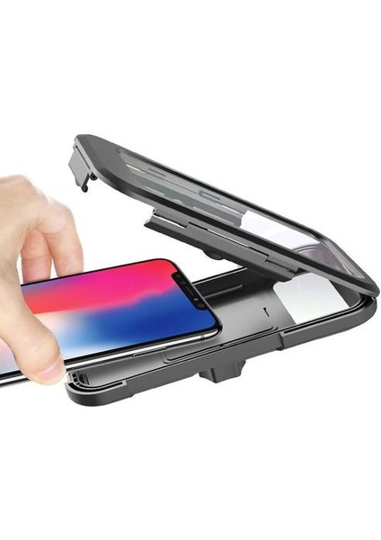 Dokunmatik Ekran Bisiklet Motosiklet Gidon Su Geçirmez Cep Telefonu Tutucu Gezinme Braketi | Telefon Tutucular ve Amp;duruş (Yurt Dışından)