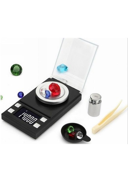 Hassas Tıp Takı Karat Ölçeği Elektronik Ölçekli LCD Dijital Ölçekli Cep Ölçeği (Yurt Dışından)