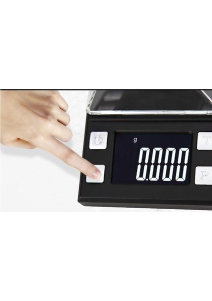 Hassas Tıp Takı Karat Ölçeği Elektronik Ölçekli LCD Dijital Ölçekli Cep Ölçeği (Yurt Dışından)