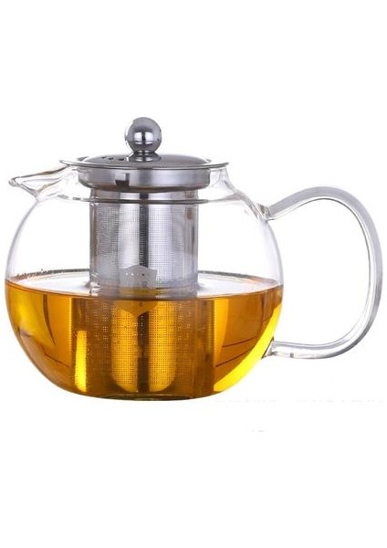 950ML Isıya Dayanıklı Cam Çay Potu Çin Çiçek Çay Seti Puer Su Isıtıcısı Kahve Çaydanlık Uygun Infuser | Çaydanlıklar (Yurt Dışından)