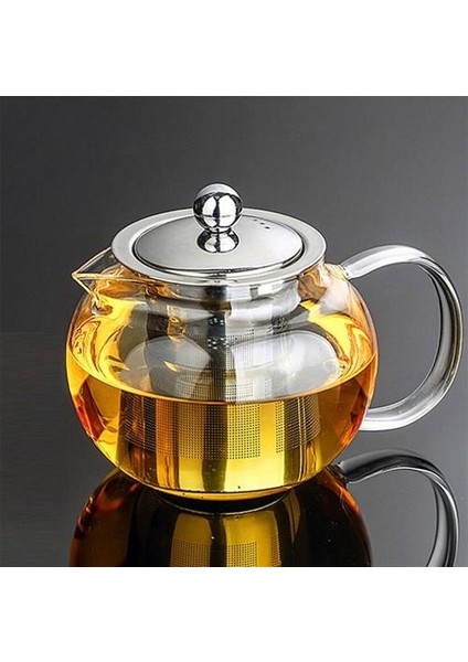950ML Isıya Dayanıklı Cam Çay Potu Çin Çiçek Çay Seti Puer Su Isıtıcısı Kahve Çaydanlık Uygun Infuser | Çaydanlıklar (Yurt Dışından)