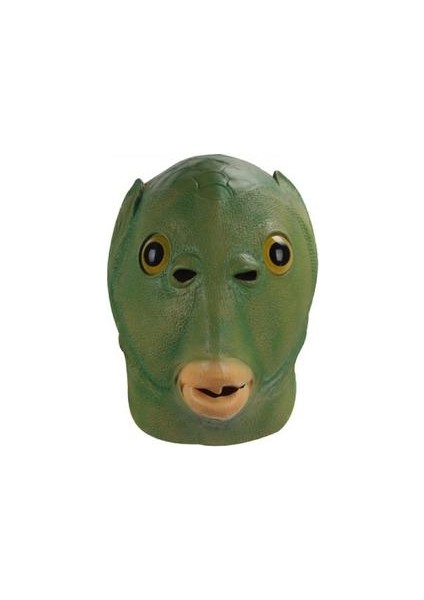 Yetişkinler Için Yeşil Balık Kafası Maskeleri (Yurt Dışından)
