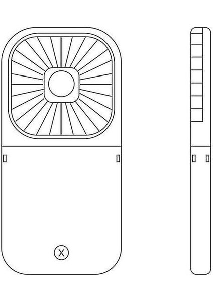 Asılı Boyun Katlanır Fan USB Şarj Edilebilir El Seyahat Soğutucu (Pembe) (Yurt Dışından) modelleri