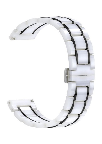 Lüks Evrensel Seramik Band Beyaz Siyah Gül Altın Erkek Bayanlar Izle Kayışı Bilezik Kemer | Watch Bands (Yurt Dışından)