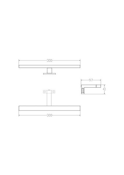 LED Banyo Aynası Işık 5 W, 325LM IP44 30 cm 230 V 3000 K Sıcak Beyaz, Banyo Aynası Lambası, Hayır Titreşimsiz, Ayna Ön / Duvar Aydınlatma Sıcak Beyaz 300 (Yurt Dışından)