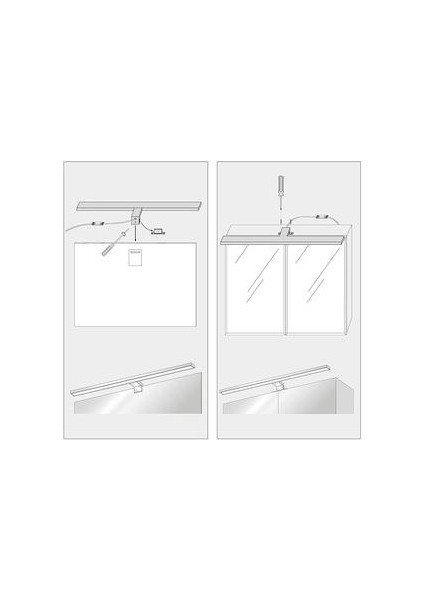 LED Banyo Aynası Işık 5 W, 325LM IP44 30 cm 230 V 3000 K Sıcak Beyaz, Banyo Aynası Lambası, Hayır Titreşimsiz, Ayna Ön / Duvar Aydınlatma Sıcak Beyaz 300 (Yurt Dışından)