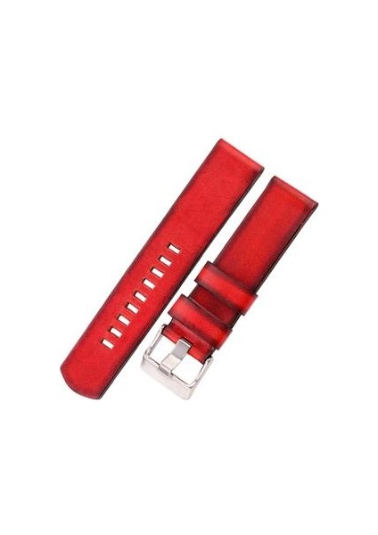 18 * 16MM Çift Taraflı Hakiki Deri Watch Band Askı Kadın Erkek Dana Watchband Kemer Kırmızı Bilezik | Watch Bands (Yurt Dışından)