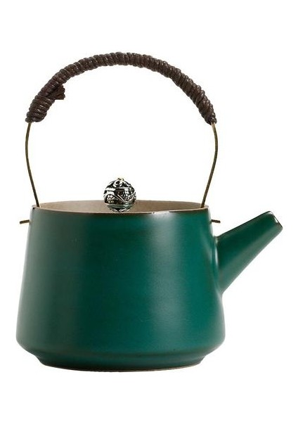 Japon Çömlekçilik Antik Çaydanlık Ev Retro Seramik Çaydanlık Su Isıtıcısı Bakır Kolu ile Drinkware Tencere | Çaydanlıklar (Yurt Dışından)