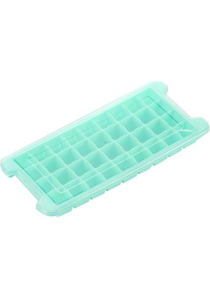 Dıy Ev Yapımı Silikon Kalıp Yumuşak Kolay Temiz Içecek Buz Küp Tepsi Kapak Hediye ile Ev Isıya Dayanıklı Dayanıklı Mutfak Aletleri (26.7 * 11.7 Cm, Mavi) (Yurt Dışından)
