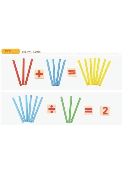 Ahşap Çocuk Sayma Çubukları Anaokulu Montessori Matematik Öğretim Araçları Bebek Erken Eğitim Dijital Çubuk Oyuncak (Yurt Dışından) fiyatları