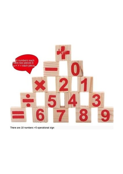 Ahşap Çocuk Sayma Çubukları Anaokulu Montessori Matematik Öğretim Araçları Bebek Erken Eğitim Dijital Çubuk Oyuncak (Yurt Dışından) fırsatları