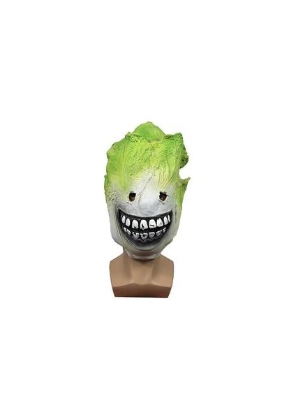 Oyunu Lahana Başlık Maskesi Masquerade Yeşil Sebze Cadılar Bayramı Partisi Cosplay Sahne (Yurt Dışından)