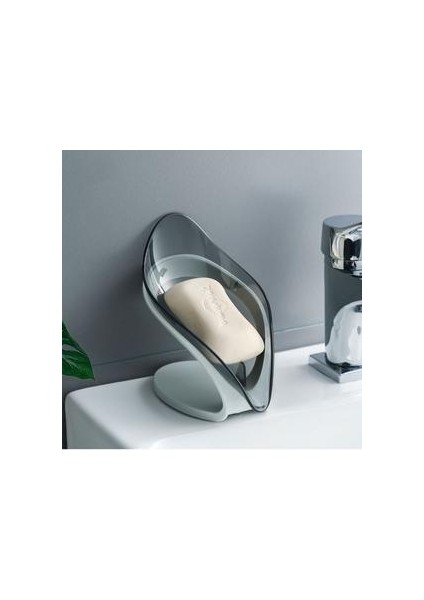 Yaratıcı Yaprak Şekli Sabun Kutusu Banyo Salonu Sabunluk Depolama Konteyner Lavabo Kurutma Raf Banyo Malzemeleri | Sabunluklar (Yurt Dışından)