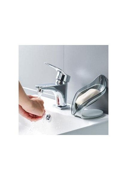 Yaratıcı Yaprak Şekli Sabun Kutusu Banyo Salonu Sabunluk Depolama Konteyner Lavabo Kurutma Raf Banyo Malzemeleri | Sabunluklar (Yurt Dışından) fiyatları