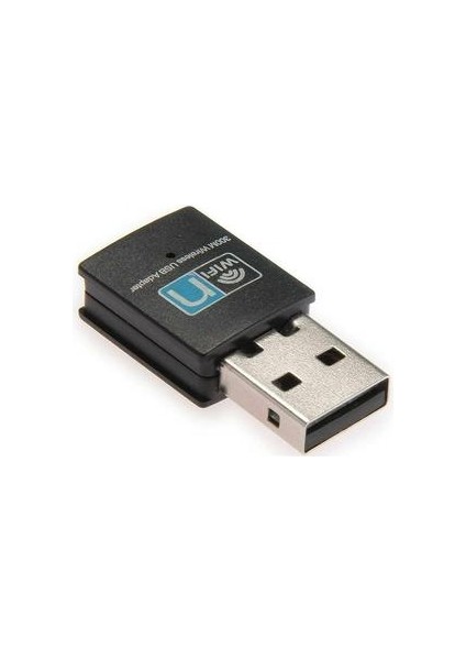 Taşınabilir 300 Mbps USB Wifi Adaptörü Dongle Dizüstü Bilgisayar Için Kablosuz Ağ Alıcısı (Yurt Dışından)