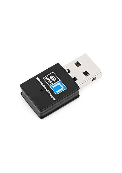 Taşınabilir 300 Mbps USB Wifi Adaptörü Dongle Dizüstü Bilgisayar Için Kablosuz Ağ Alıcısı (Yurt Dışından)