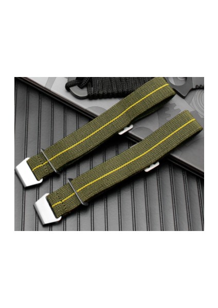 Watch Band Fransız Birlikler Paraşüt Elastik Naylon Watch Band Adamın Evrensel Akıllı Izle Bilek Kayışı | Bantlar Izle (Yurt Dışından)