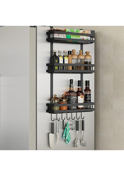 Buzdolabı Yan Depolama Raf Buzdolabı Raf Dolabı Organizatör Mutfak Dolabı Uzay Tasarrufu Buzdolabı Asılı Depolama Raf | Depolama Tutucular ve Amp;raflar (Yurt Dışından) modelleri