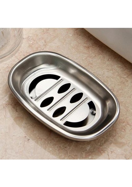 2 Adet Çift Katmanlı Paslanmaz Çelik Sabun Çanak Tepsi Çift Boşaltma Sabun Kutusu Tutucu Duş Banyo Mutfak (Oval Gülmek) | Taşınabilir Sabun Yemekleri (Yurt Dışından) modelleri