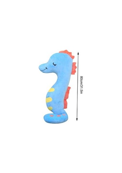 (Mavi) 80 cm Dev Denizatı Peluş Oyuncaklar Renkli Yumuşak Doldurulmuş Peluş Bebek Kawaii Odası Dekor Karikatür Yastık Yastık Hediye Çocuklar Için | Peluş Yastıklar (Yurt Dışından) fiyatları