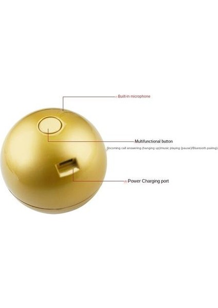 Noel Topları Hoparlör Noel Hediyesi Kablosuz Bluetooth Hoparlör Subwoofer Bilgisayar Bluetooth Hoparlör Noel Topları Hoparlörler | Taşınabilir Hoparlörler (Altın) (Yurt Dışından) modelleri