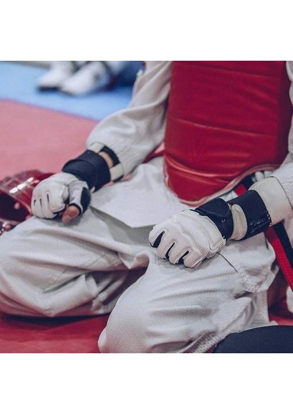 Taekwondo Zımbalama Için Parmaksız Eldivenler, Kadınlara Uyar ve Amp;erkekler (M) (Yurt Dışından) fırsatları