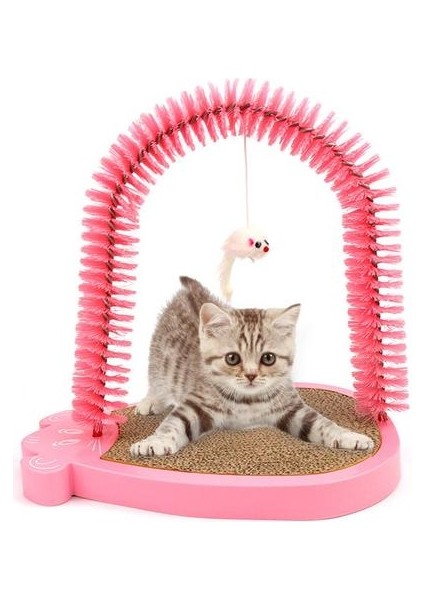 Kedi Scratcher Mat Board Scrathing Post Mat Oyuncak Catnip Kulesi Tırmanma Pad Için Çizik Pad Pençeleri Bakım Pet Oyuncaklar Pet Ürünleri | Kedi Oyuncakları (Pembe) (Yurt Dışından)