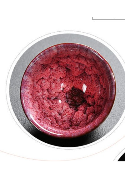 Seramik Fırın Çay Kupası Değişim Porselen Kupa Teacup Ev Kungfu Çay Kase Tek Fincan Tianmu Jianzhan Kung Fu Teaware Ev Dekor | Teacups (Pembe) (Yurt Dışından) modelleri