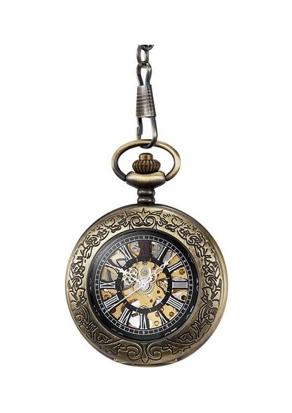 Vintage Steampunk Otomatik Mekanik Iskelet Cep Saatler Erkek Kadın Lüks Marka El Rüzgar Kolye Pocket & Amp;fob Zinciri | Cep ve Amp;fob Saatler (Yurt Dışından)