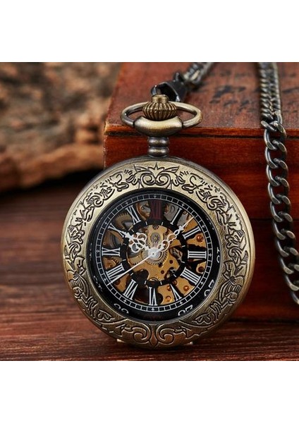 Vintage Steampunk Otomatik Mekanik Iskelet Cep Saatler Erkek Kadın Lüks Marka El Rüzgar Kolye Pocket & Amp;fob Zinciri | Cep ve Amp;fob Saatler (Yurt Dışından) fiyatları