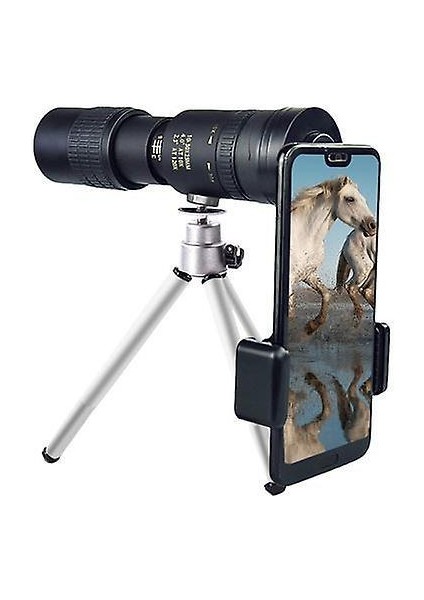 Süper Telefoto 4K Monoküler Taşınabilir Teleskop 10-300 x 40MM (Siyah) (Yurt Dışından) fiyatları