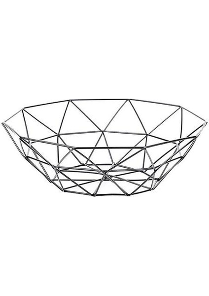 Meyve Sepeti Geometrik Meyve Sebze Tel Mutfak Depolama Sepeti Metal Kase Mutfak Depolama Konteyner Masaüstü Ekran (Yurt Dışından)