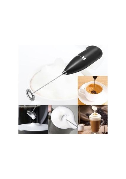 Mini Süt Frother El Foamer Kahve Makinesi Yumurta Çırpıcı Çikolata Cappuccino Karıştırıcı Için Taşınabilir Blender Mutfak Çırpma Tırısı | Sütlüler (Yurt Dışından)